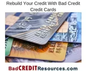 bad credit credit cards 
