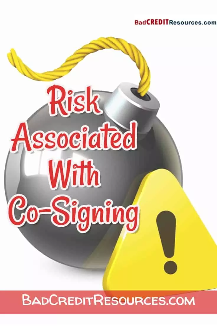 Thinking of co-signing on a loan for a friend or family member? Read this article to learn about the risk associated with co-signing for someone. You could be putting your good credit at risk!