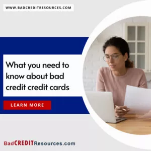 bad credit credit cards